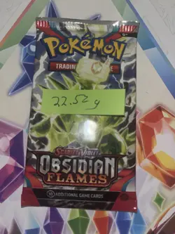 VERY HEAVY! 22.52Gram Obsidian Flames Pokemon TCG Factory Sealed Booster Pack!!! - Image 2