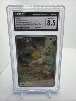Eevee 173 Promo - Pokemon Scarlet & Violet Black Star Promos - CGC 8.5 - Image 1