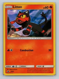 Pokemon SM Promos #SM02 Litten Promo - Image 1