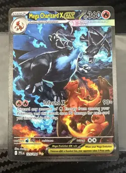 Pokemon Mega Charizard X EX 125/094 SIR English Phantasmal Flames Pack Fresh - Image 1