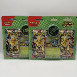 (2) Pokemon TCG Ascended Heroes 2-Pack Blister Bundle Erika Sealed New In Hand - Image 1