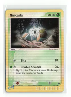 NINCADA 67/97 DRAGON REVERSE HOLO POKEMON TCG LP - Image 1