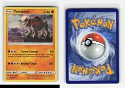 TERRAKION 122/236 UNIFIED MINDS HOLO RARE POKEMON TCG NM - Image 3