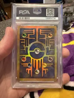 2000 Promo Pokemon 2000 Movie Ancient Mew PSA 8 NM-MT Two Swirls! - Image 4