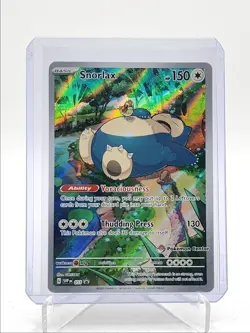 SNORLAX 2023 POKEMON SCARLET & VIOLET BLACK STAR PROMO A #051 Q4320 - Image 1