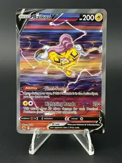 Pokemon TCG - Raikou V - GG41/GG70 - Crown Zenith - Galarian Gallery - NM - Image 1