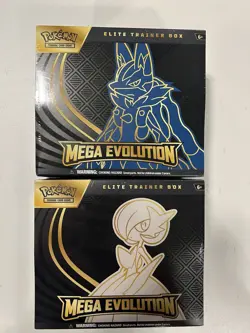 Pokemon Mega Evolution Elite Trainer Box ETB Set of 2 New Sealed - Image 1