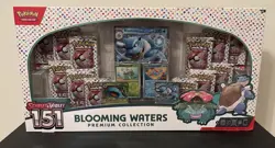 Pokemon TCG: S&V 151 Blooming Waters Premium Collection Factory Sealed Box - Image 1