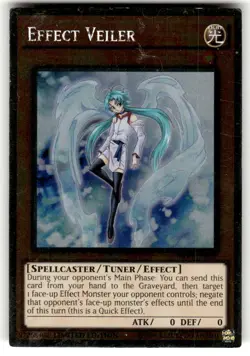 Yugioh Effect Veiler NKRT-EN039 Platinum Rare Limited Edition LP - Image 1