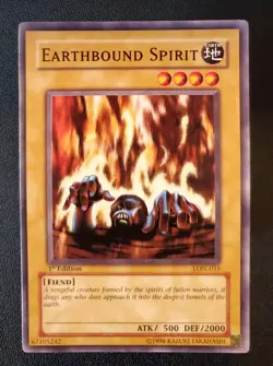 Yu-Gi-Oh! Earthbound Spirit LON-055 Labyrinth of Nightmare 1st Edition (2003) NM - Image 1