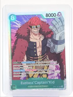 EUSTASS "CAPTAIN" KID 2022 ONE PIECE ROMANCE SUPER RARE A #OP01-051 Q5600 - Image 1