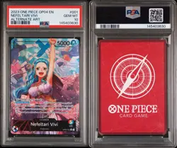 PSA 10 Nefeltari Vivi Alternate Art L OP04-001 Kingdoms of Intrigue One Piece - Image 3