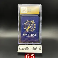CGC PRISTINE 10 MONKEY D. LUFFY #P-075 SAIKYO JUMP PROMO 2024 ONE PIECE JPN 65 - Image 2