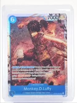MONKEY D. LUFFY 2023 ONE PIECE PARAMOUNT WAR SUPER RARE #OP02-062 Q5600 - Image 1