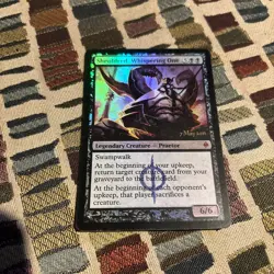 Magic The Gathering Sheoldred, Whispering One ( 2011 Prerelease Card) FOIL LP - Image 1