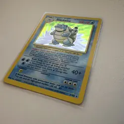 Pokemon Blastoise Base Set Card #2/102 WotC Vintage 1999 - Image 4