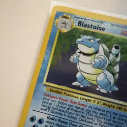 Pokemon Blastoise Base Set Card #2/102 WotC Vintage 1999 - Image 5