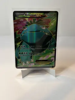Pokemon TCG Venusaur EX 141/146 XY Base Set Ultra Rare Full Art Holo Card LP - Image 1