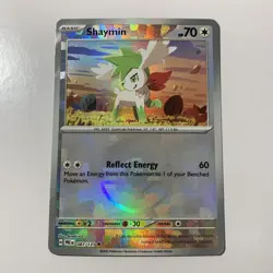 Shaymin 087/131 Poke Ball Reverse Holo Prismatic Evolutions Pokemon Card - Image 1