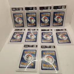 Lot of 10 Graded Pokemon Card Assortment - Image 2