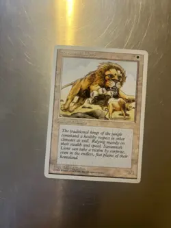 Savannah Lions 4th Edition Magic Cards MP, COMBINED SHIPPING - Image 1