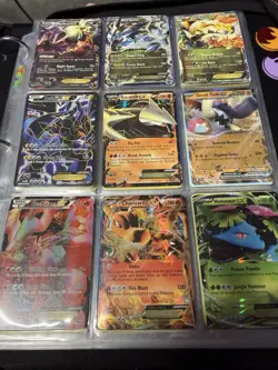 Huge Pokemon Over 100 Card Collection Lot Binder With Ex's - Image 1