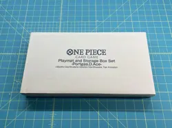 One Piece Card Game Playmat and Storage Box Set Portgas.D.Ace Bandai Sealed New - Image 3