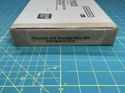 One Piece Card Game Playmat and Storage Box Set Portgas.D.Ace Bandai Sealed New - Image 5