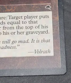 Vintage 1997 MTG Tempest Altar Of Dementia Card - Image 5