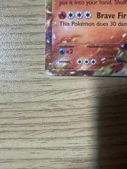 Pokemon TCG Charizard EX XY17 Holo Ultra Rare Black Star Promo Card DMG - Image 2