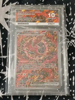Pokemon Card Oricorio SVP UPC Promo 024 ACE 10 *Perfect Subgrades* Ultra Premium - Image 1