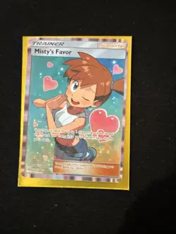 Misty’s Favor Pokemon Card Very Good Condition 235/236 Unified Minds - Image 3