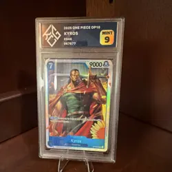 One Piece CCG Kyros 046 OP10 2025 Character Holo King Card Grading 9 Mint - Image 1
