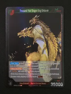 1000 Year Dragon King Ghidorah - Godzilla Card Game, BP03-029 SR HOLO - Image 1
