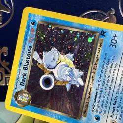 Pokemon 2000 Dark Blastoise Holo Rare Card 3/82 LP - - Image 3