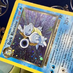 Pokemon 2000 Dark Blastoise Holo Rare Card 3/82 LP - - Image 4