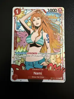 One Piece Card Game - Nami ST01-007 (TR) - Wings Of The Captain (OP-06) - NM - Image 1