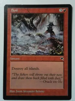 Boil *Uncommon* Magic MtG x1 Tempest SP - Image 1