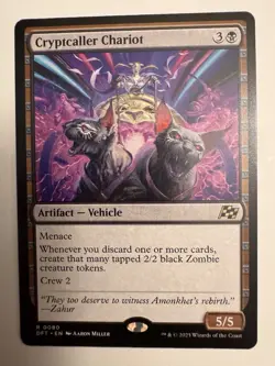 x1 Cryptcaller Chariot R MTG Aetherdrift M/NM, English - Image 1