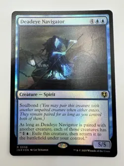 MTG TCG Deadeye Navigator Innistrad Remastered Foil - Image 1