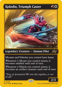 Kolodin, Triumph Caster (First-Place Foil) [Aetherdrift] Foil Near Mint - Image 1