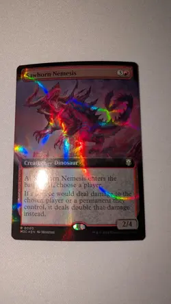 Sawhorn Nemesis (Extended Art) (Ripple Foil) Commander: Modern Horizons 3 NM - Image 1
