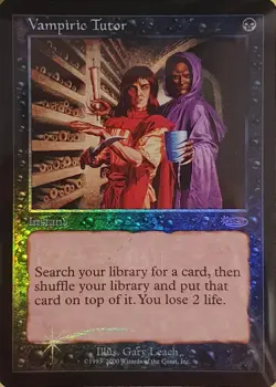 MTG - Vampiric Tutor - FOIL Judge Promo 1 - CGC graded 8 Magic The Gathering - Image 2