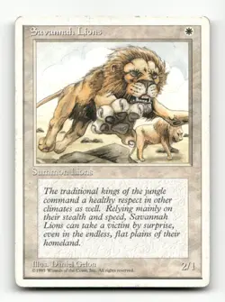Savannah Lions Fourth Edition # Magic the Gathering - Image 1