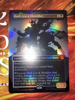 MTG Dark Leo & Shredder BORDERLESS FOIL 0220 TMT - Image 1