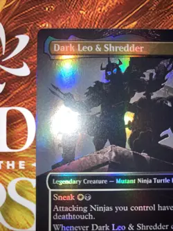 MTG Dark Leo & Shredder BORDERLESS FOIL 0220 TMT - Image 2