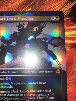 MTG Dark Leo & Shredder BORDERLESS FOIL 0220 TMT - Image 5