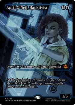 April O'Neil, Hacktivist (Showcase) FOIL 282 TMT Teenage Mutant Ninja Turtles - Image 1