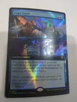 Copy Land Extended Art Ripple Foil - M3C 0047 NM - MTG Magic - Image 1