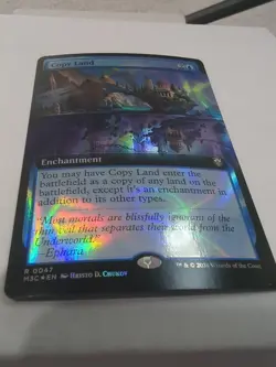 Copy Land Extended Art Ripple Foil - M3C 0047 NM - MTG Magic - Image 2